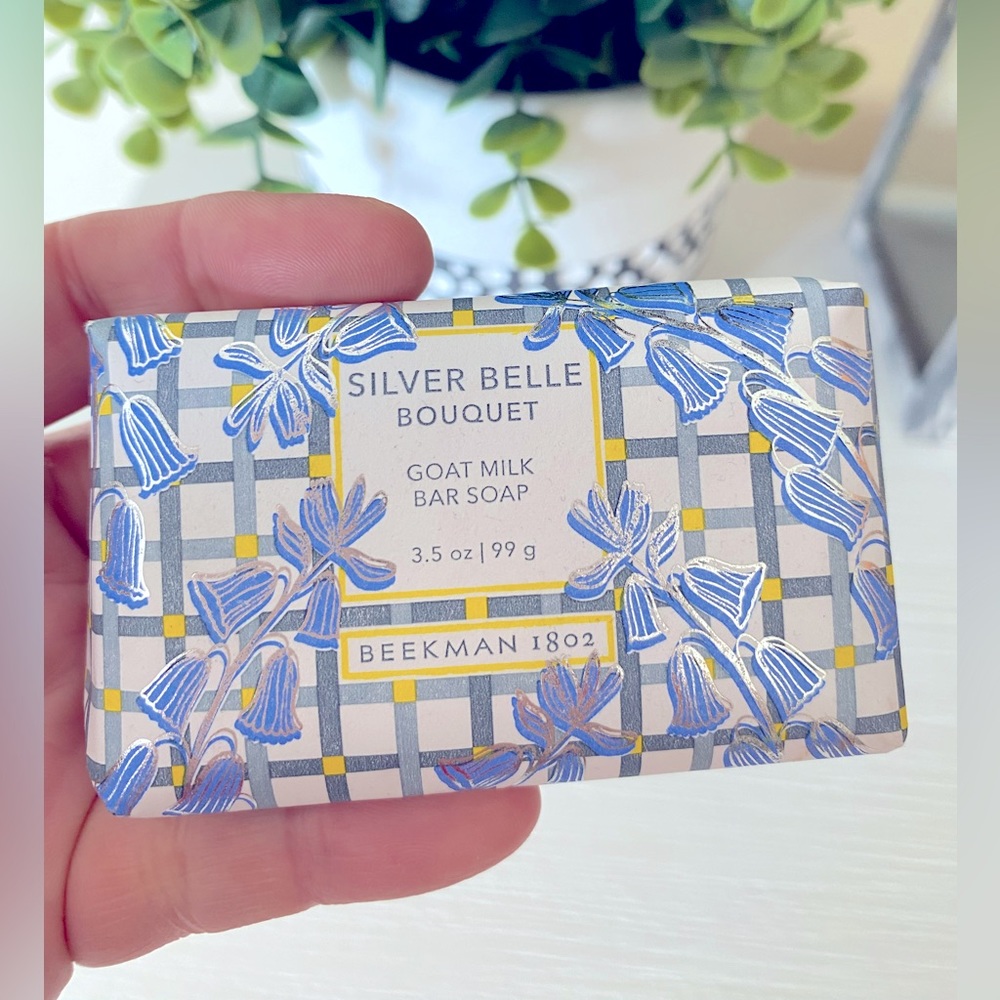Beekman 1802 GOAT MILK Hand Soap Bar 3.5 oz New - SILVER BELLE BOUQUET